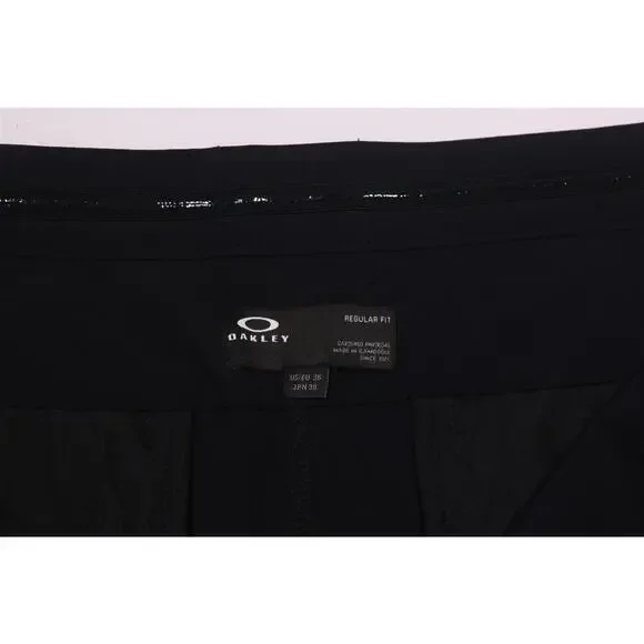 Oakley Black Regular Fit Performance Golf Pants Trousers 36x33